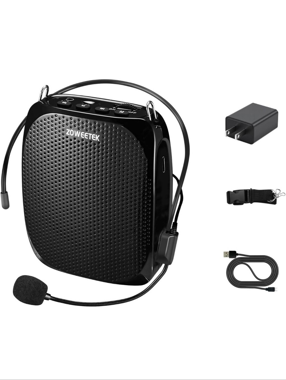 Zoweetek Portable Voice Amplifier - Black